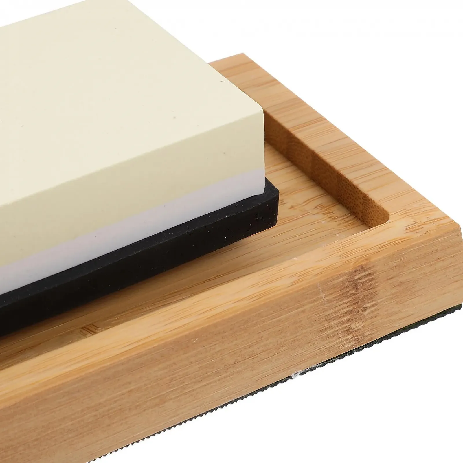 Набор для заточки ножей Кухонный Точильный камень Выравнивающий камень Силикагель, фото №7