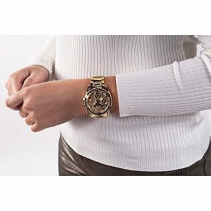 Жіночий годинник Guess Gold-Tone Crystal Multifunction synthetic.ua - Фото 1
