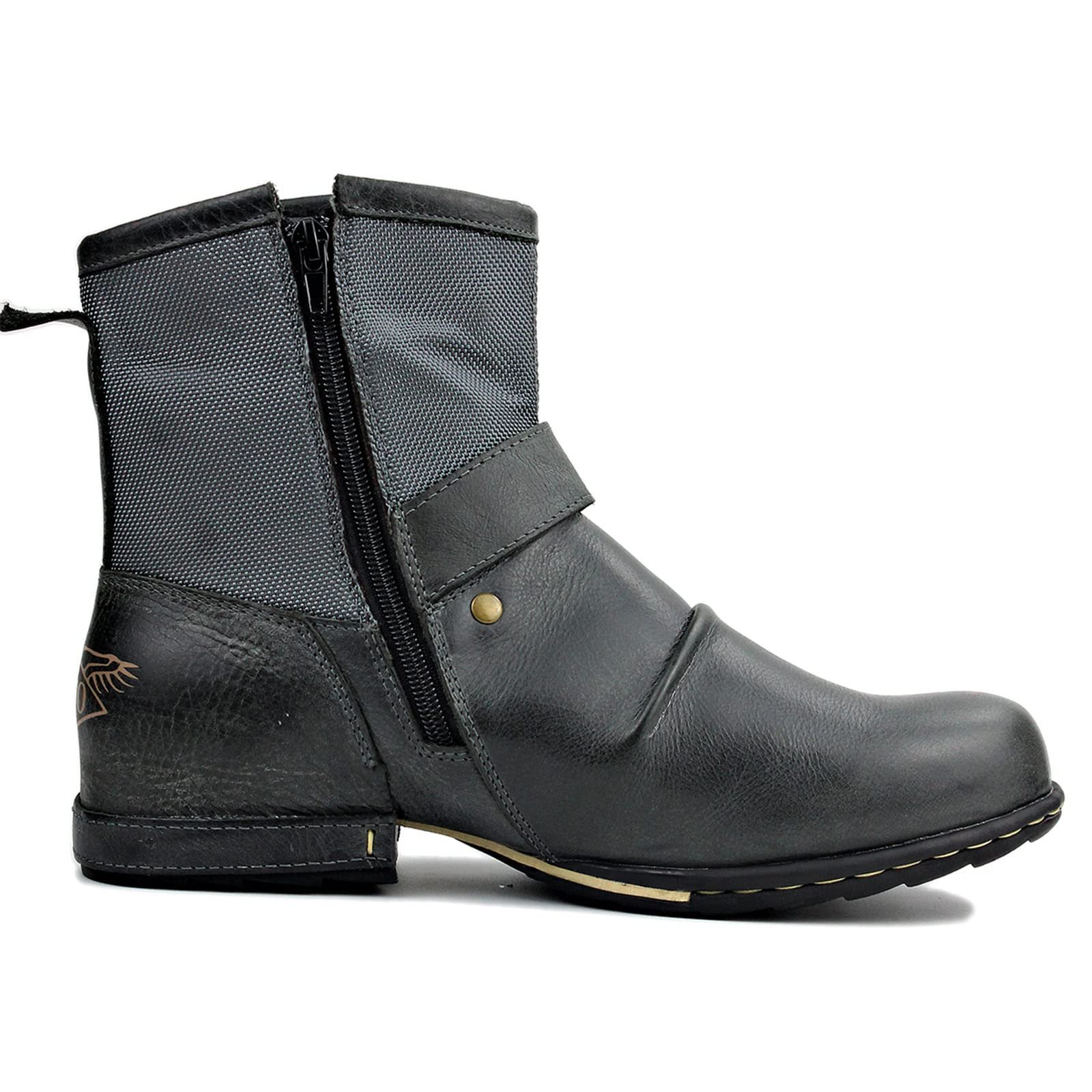 Челси OSSTONE Кожаные OS-5008-1-NH-DE-R Мужские Ботинки, фото №4