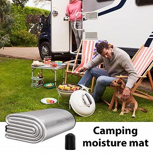 Коврик Camping Reflective Heat Aluminium Foil synthetic.ua - Фото 1