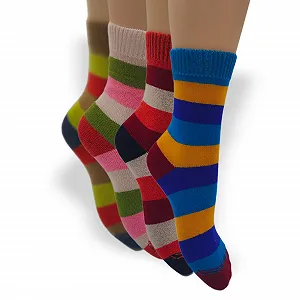 Носки Lady Bunny Angora Stripe Short, 4 пары - Фото 1