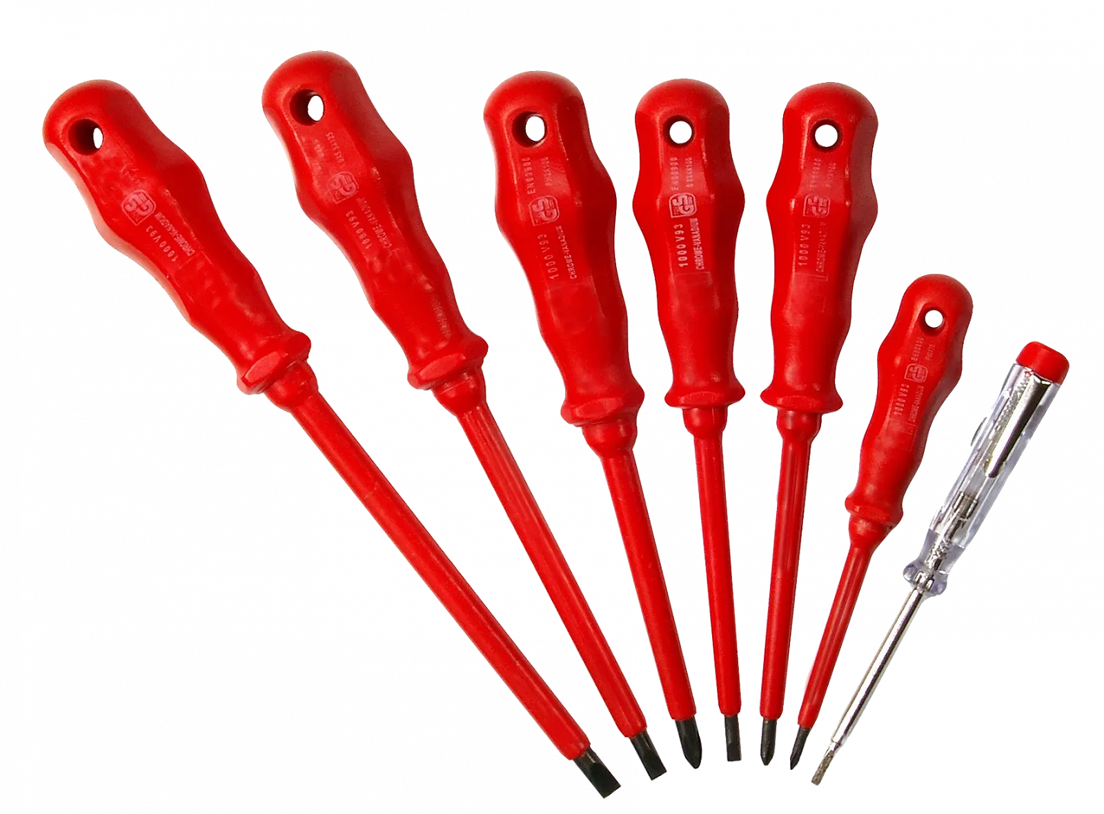 Набор отверток для электромонтажных работ SW-STAHL 31610L, 7 предметов, фото №1