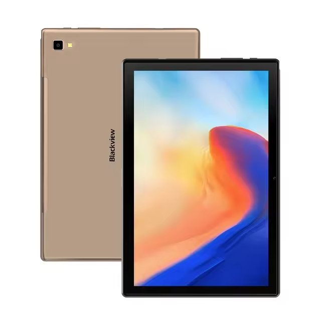 Планшет 10.1" Full HD Blackview Tab 8 4/64Gb 4G 2-SIM 8 ядер Android 10 6580 mAh Чорний-Золотий, фото №1