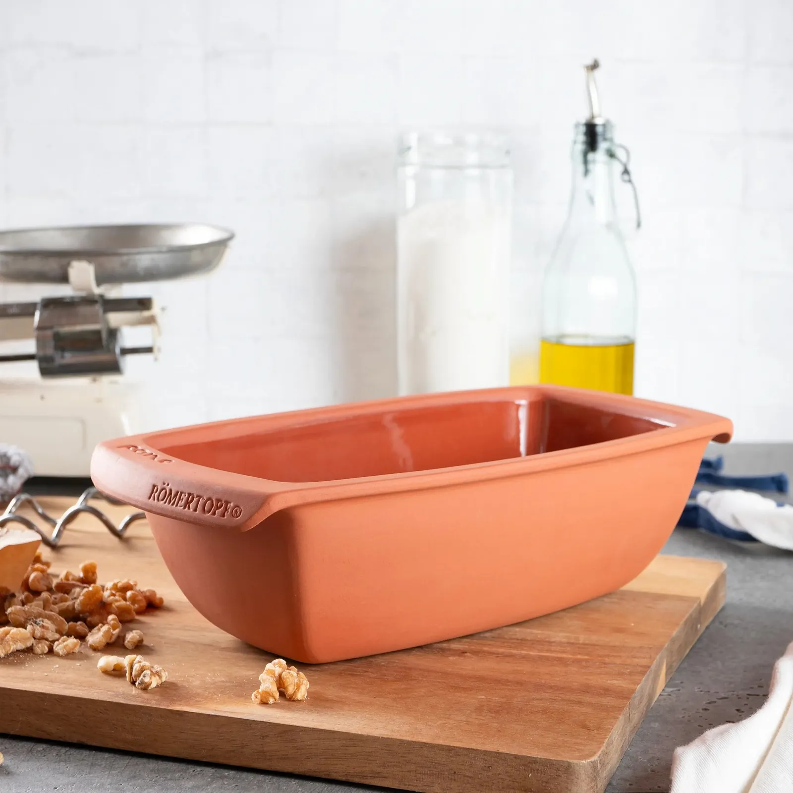 Форма для хлеба Römertopf Pane 31,5 x 16 x 9 см натуральная глина, фото №5