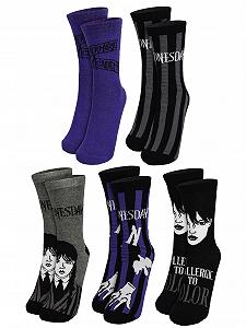 Носки United Labels Wednesday для женщин - Женские носки-подследники 38-43 (5 пар) - Фото 1