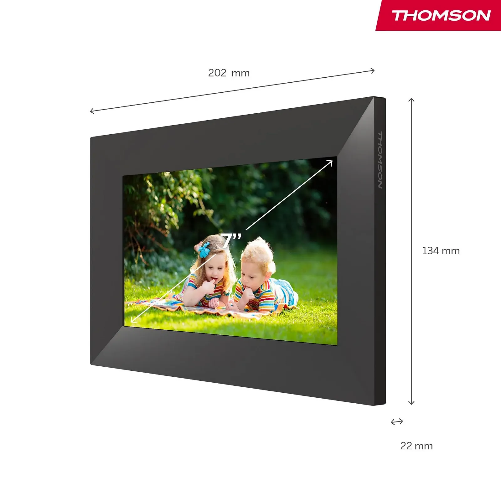 Цифровая фоторамка Thomson 7 дюймов IPS HD Сенсорный экран WiFi 32GB, фото №2 Цифровая фоторамка Thomson 7 дюймов IPS HD Сенсорный экран WiFi 32GB, фото №2