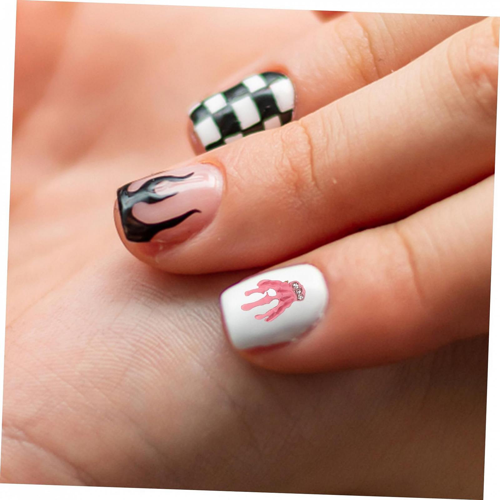 Украшение для ногтей на Хэллоуин Маска для ногтей Подвеска для ногтей Хэллоуин Маникюр Подвеска Украшение, фото №7