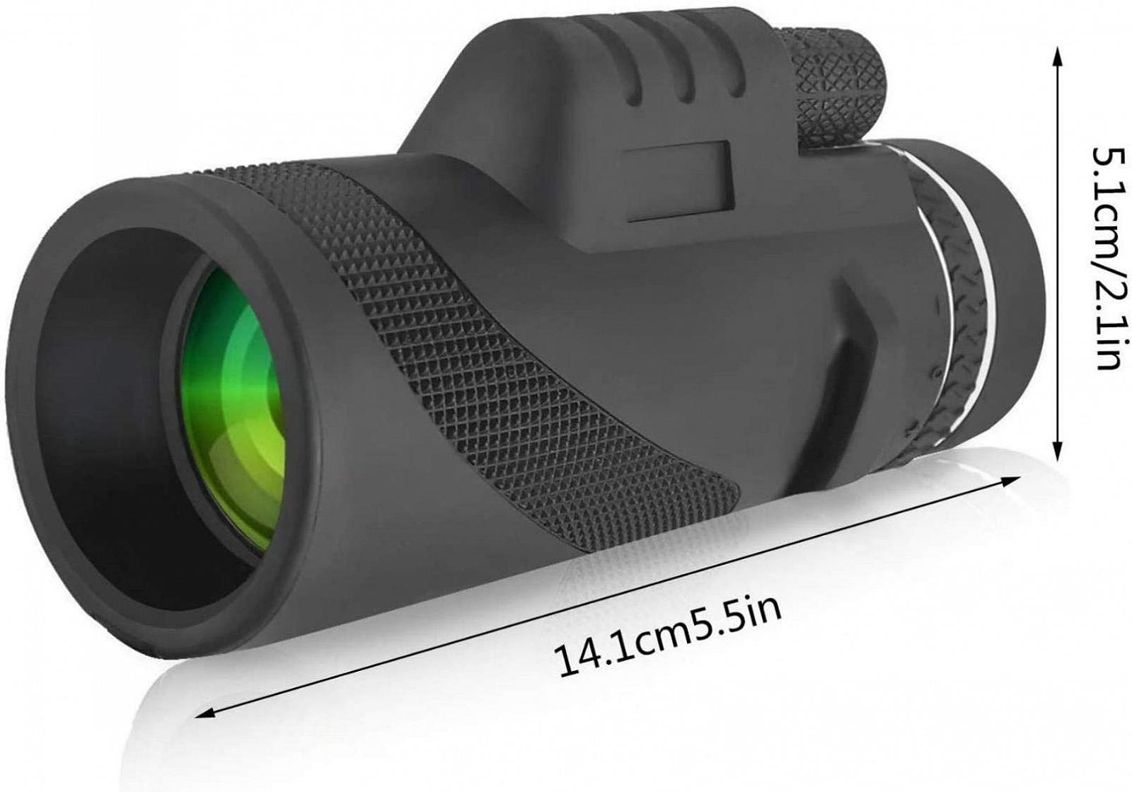Монокуляр MRKU HD Zoom 40x60 52 мм з штативом та телефонним тримачем, фото №2