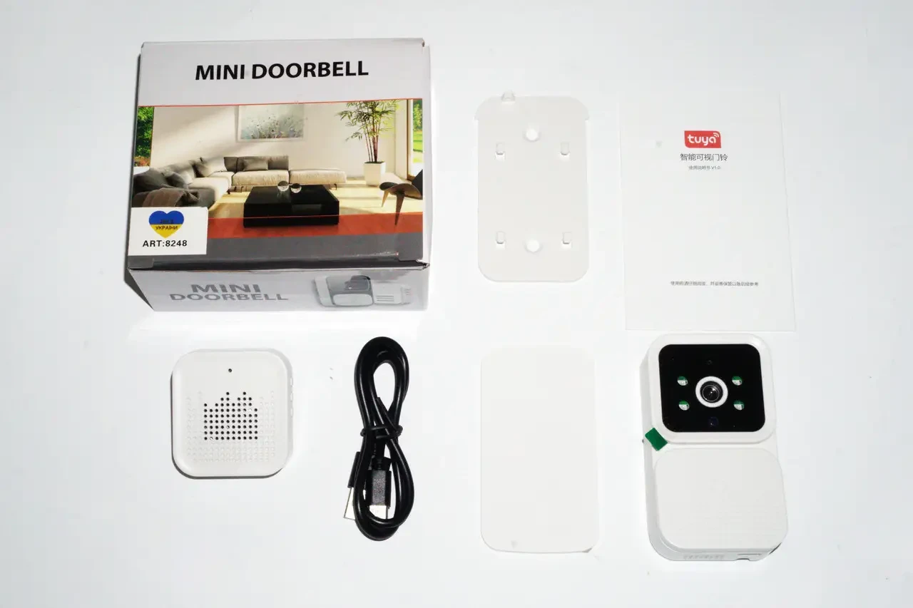 Беспроводной дверной видеозвонок WiFi Smart Doorbell M6, фото №4