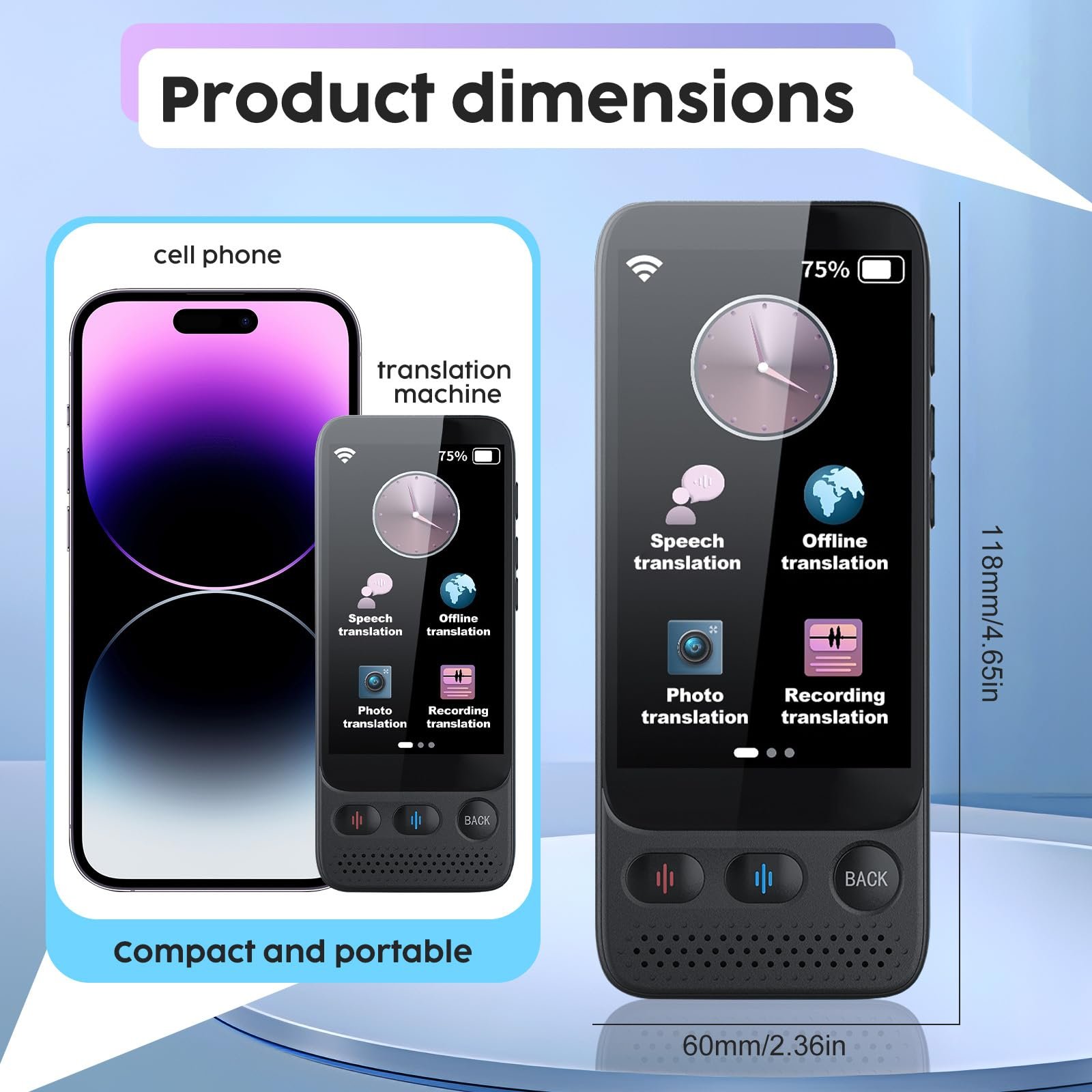 Пристрій для перекладу голосу, пристрій для перекладу голосу з голосовим виводом, фото №2