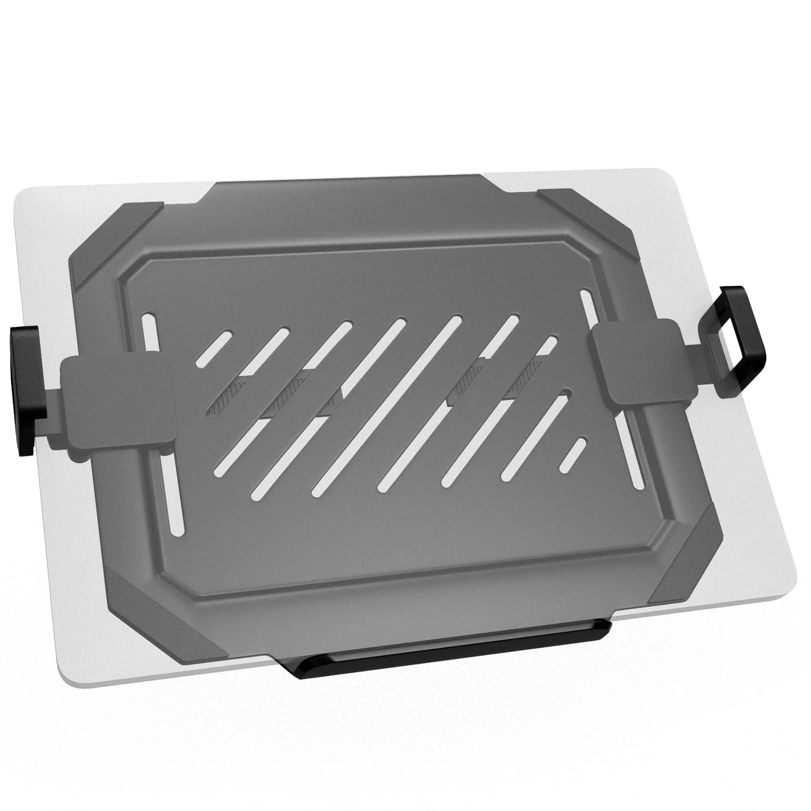 Универсальное крепление для ноутбука 12-17 дюймов - VESA адаптер для VESA 75 x 75/100 x 100 мм - Держатель для ноутбука с вентиляцией Совместим с кронштейнами для монитора, фото №1