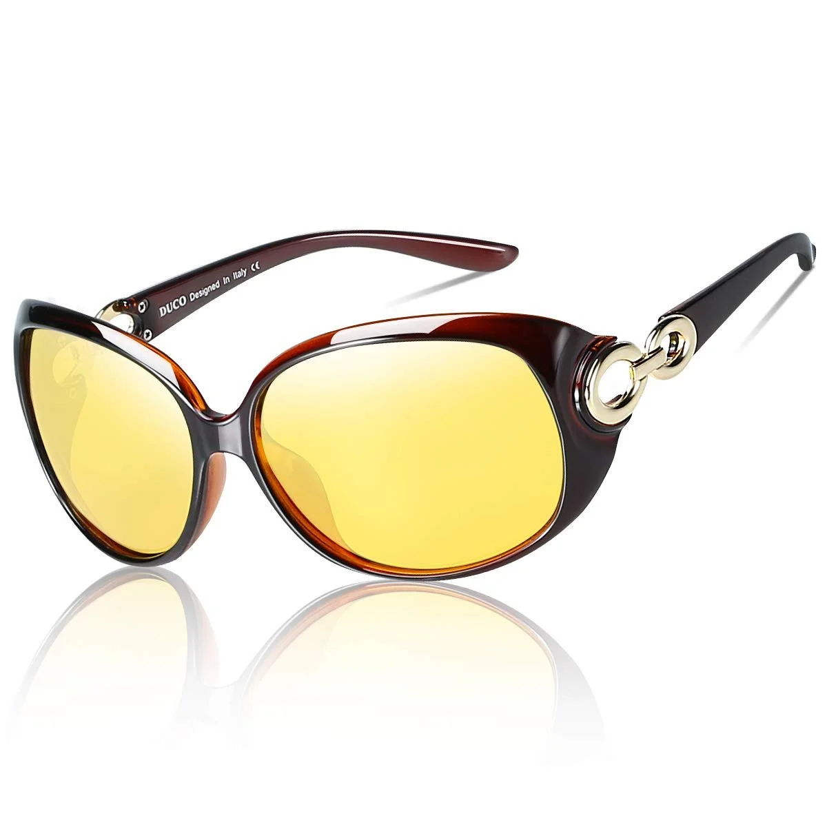 Окуляри для нічного водіння HD DUCO Жіночі Елегантні Овальні, фото №1