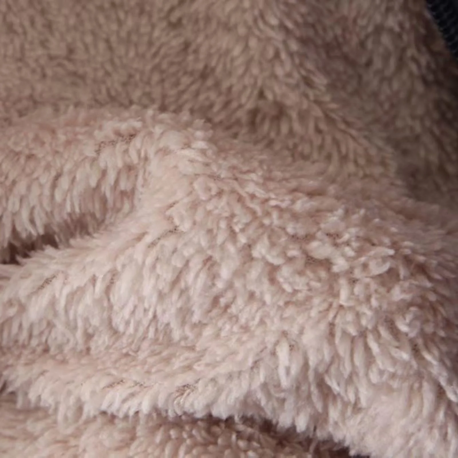 Жіноче зимове пальто Battnot з двостороннього флісу шерпа, стьобана, фото №4