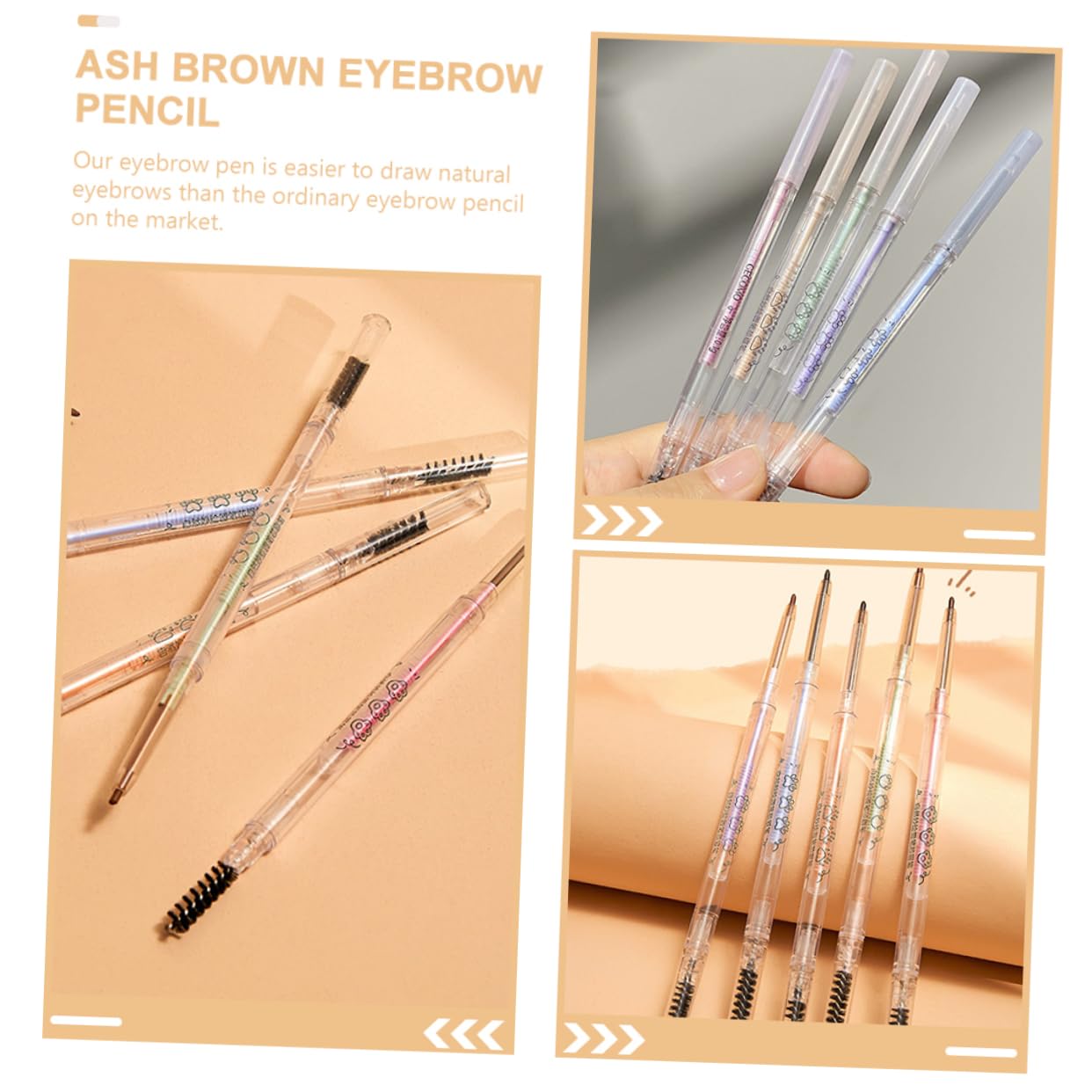 Набір POPETPOP 5 Олівець для брів Коричневий, фото №5