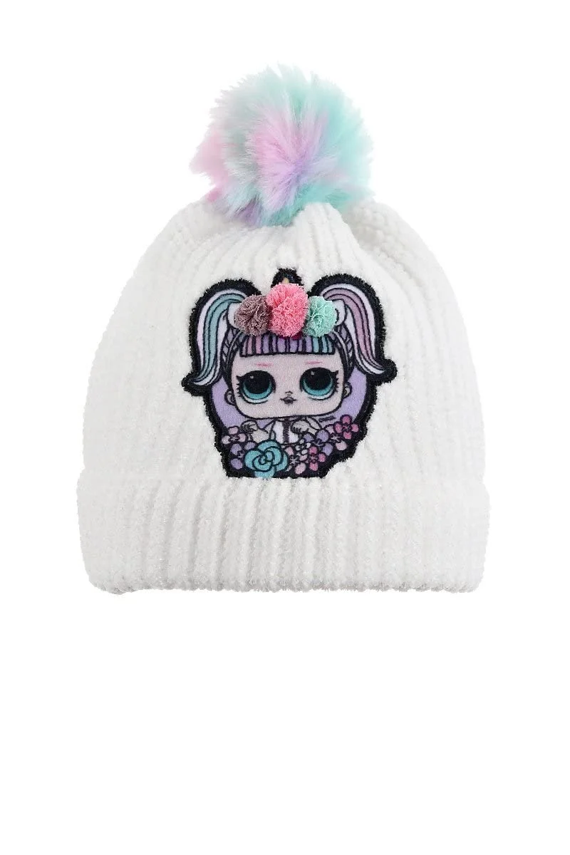 Шапка с помпоном L.O.L. Surprise! Детская Зимняя для девочек, фото №1 Шапка с помпоном L.O.L. Surprise! Детская Зимняя для девочек, фото №1