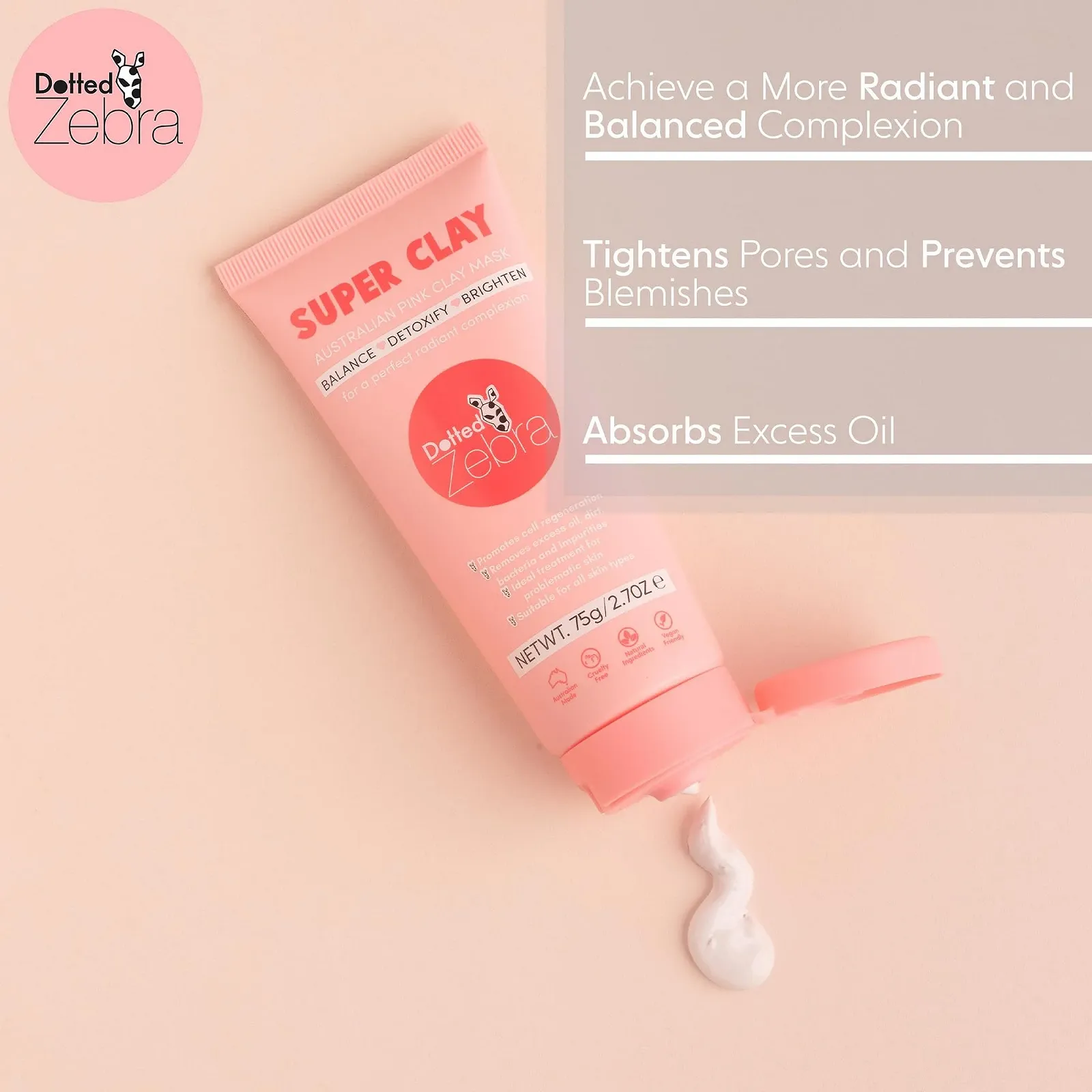 Маска Dotted Zebra Super Clay для женщин - 198.4 г, фото №6