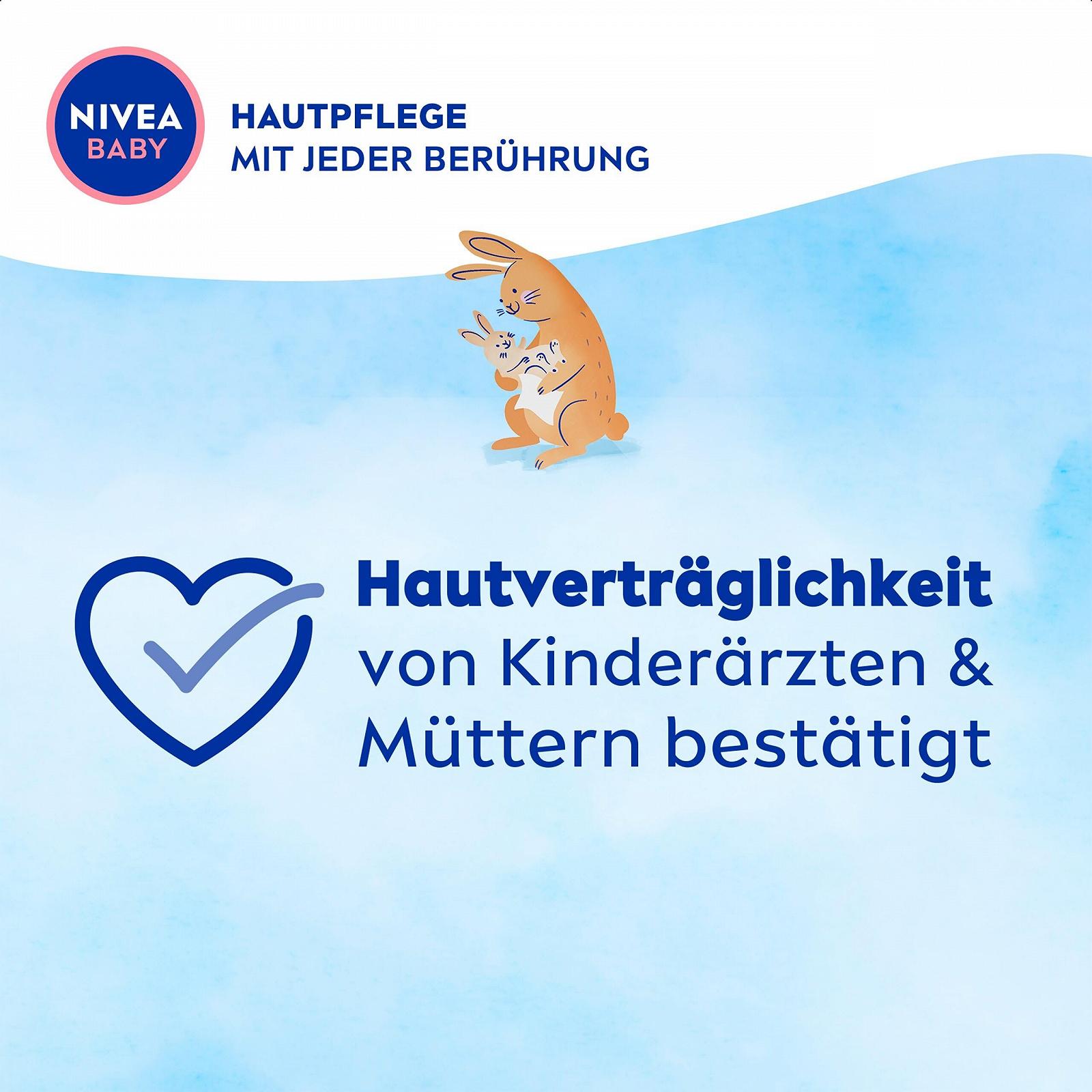 Салфетки NIVEA BABY Soft & Cream Очищающие и ухаживающие 4X57шт., фото №7