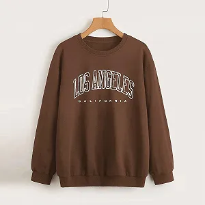 Женская винтажная толстовка California с коротким принтом, повседневная худи Los Angeles California Y2K, эстетичная однотонная с круглым вырезом, одежда, топы, готическая мультяшная графика Country College осенняя synthetic.ua - Фото 1