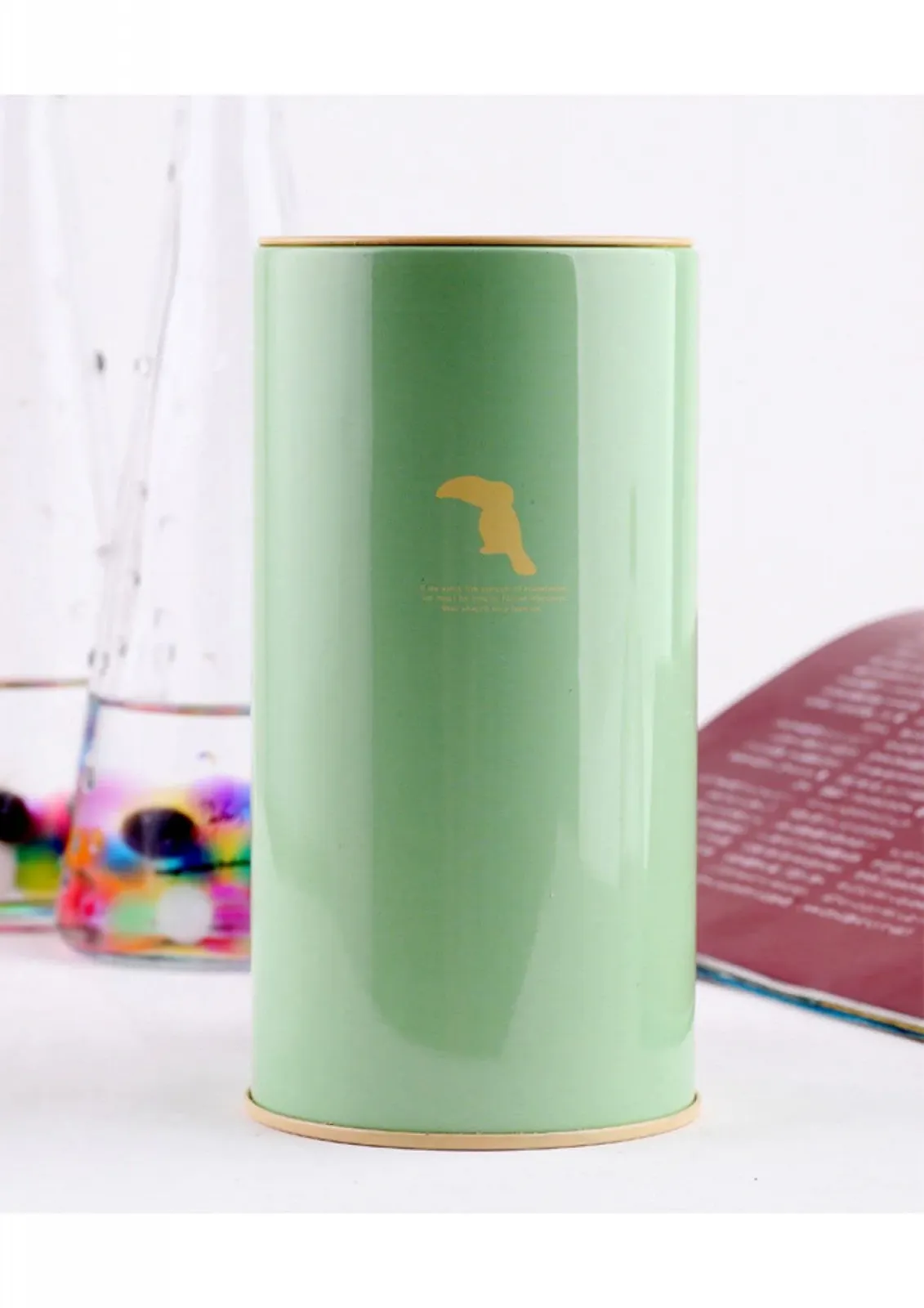 Копилка-пенал Металлическая Тварини Toucan с крышкой, фото №5