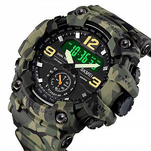 Годинник Skmei 1637 Camo Green synthetic.ua - Фото 1