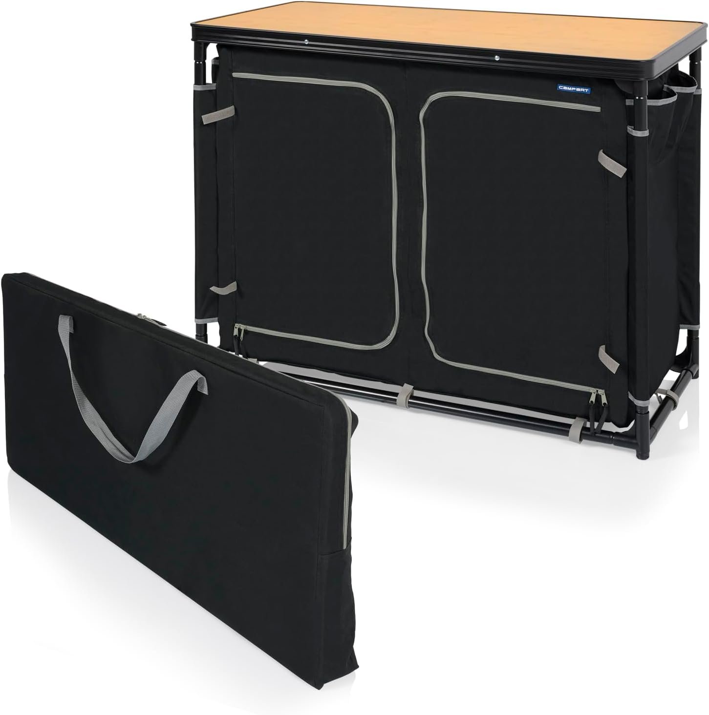Кемпінгова шафа Campart KI-0774 Black, фото №1