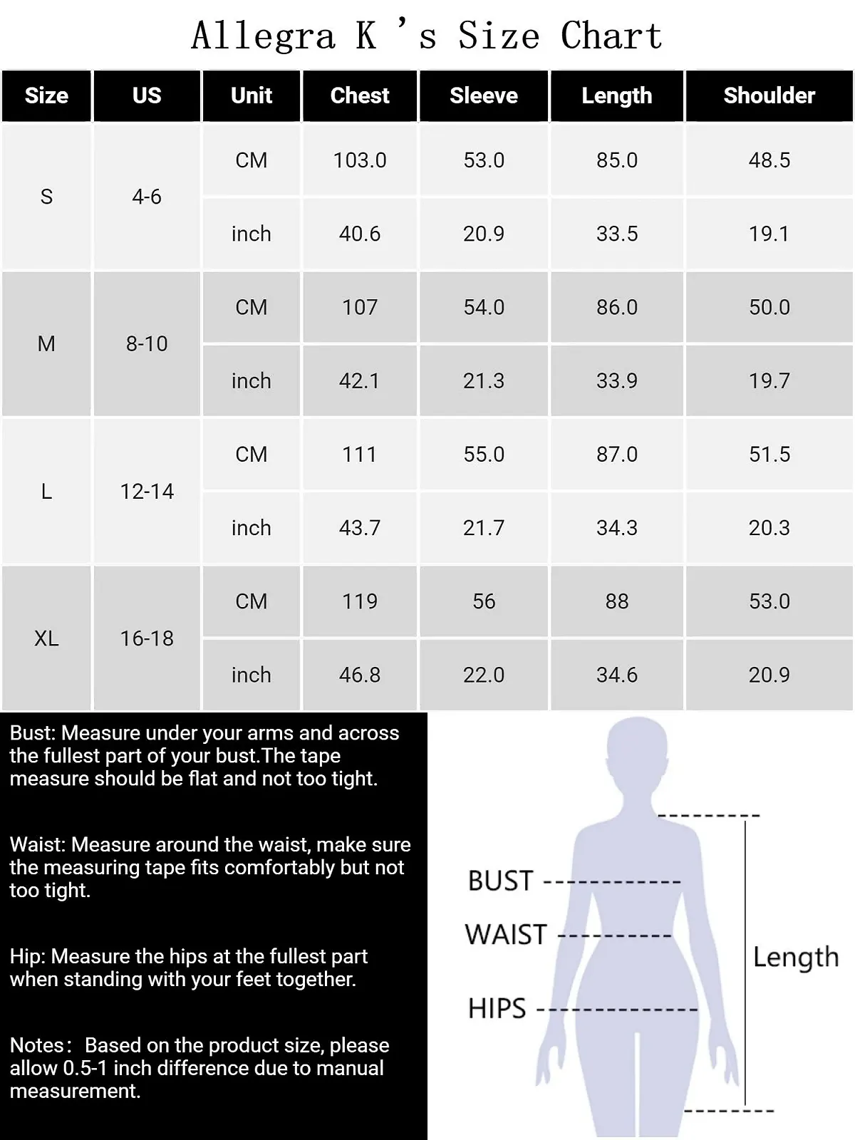 Пальто Allegra K Класичне Двобортне Зимове, фото №6 Пальто Allegra K Класичне Двобортне Зимове, фото №6