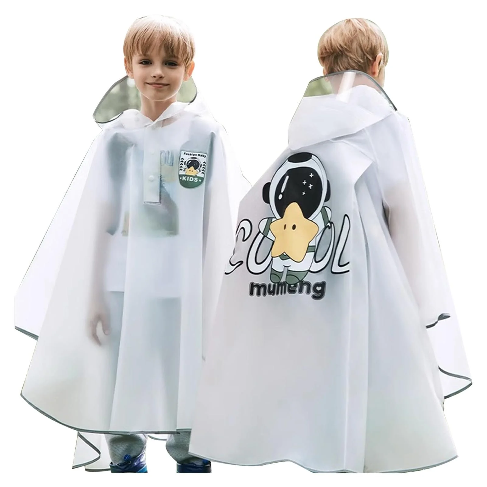 Дождевой плащ EQWIGKEIT, детский унисекс дождевик, дождевая одежда для мальчиков и девочек, велосипедное дождевое пончо, дышащее дождевое пончо, легкий с капюшоном, водонепроницаемая дождевая куртка, фото №1 Дождевой плащ EQWIGKEIT, детский унисекс дождевик, дождевая одежда для мальчиков и девочек, велосипедное дождевое пончо, дышащее дождевое пончо, легкий с капюшоном, водонепроницаемая дождевая куртка, фото №1