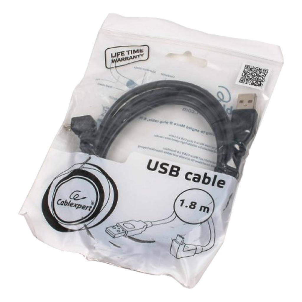 Кабель синхронизации Cablexpert USB 2.0 Micro 5P to AF 1.8m (CCP-mUSB2-AMBM90-6), фото №3