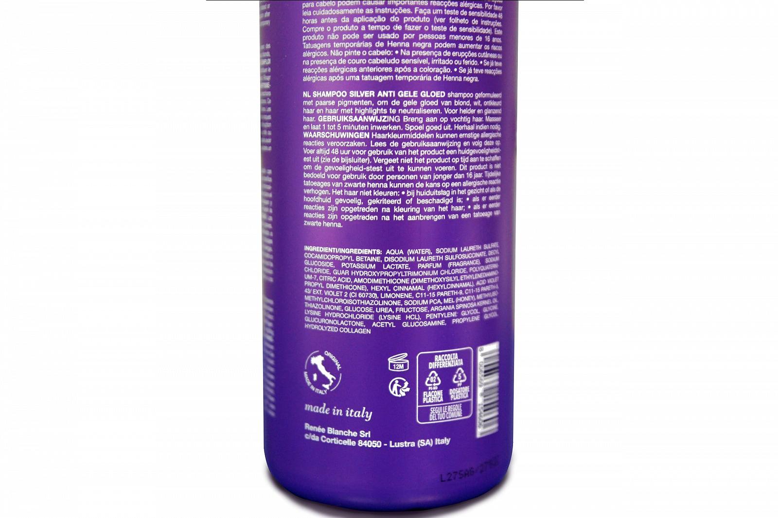 Шампунь Bheysé Professional Shaker No Yellow Фіолетові пігменти 1000 мл, фото №2