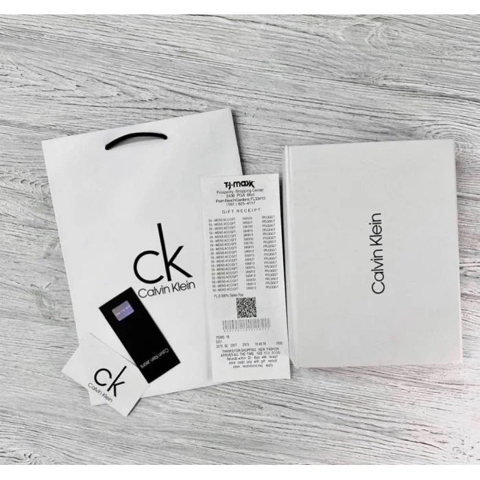 Мужской подарочный набор с кожаным ремнем и кошельком Calvin Klein, фото №8