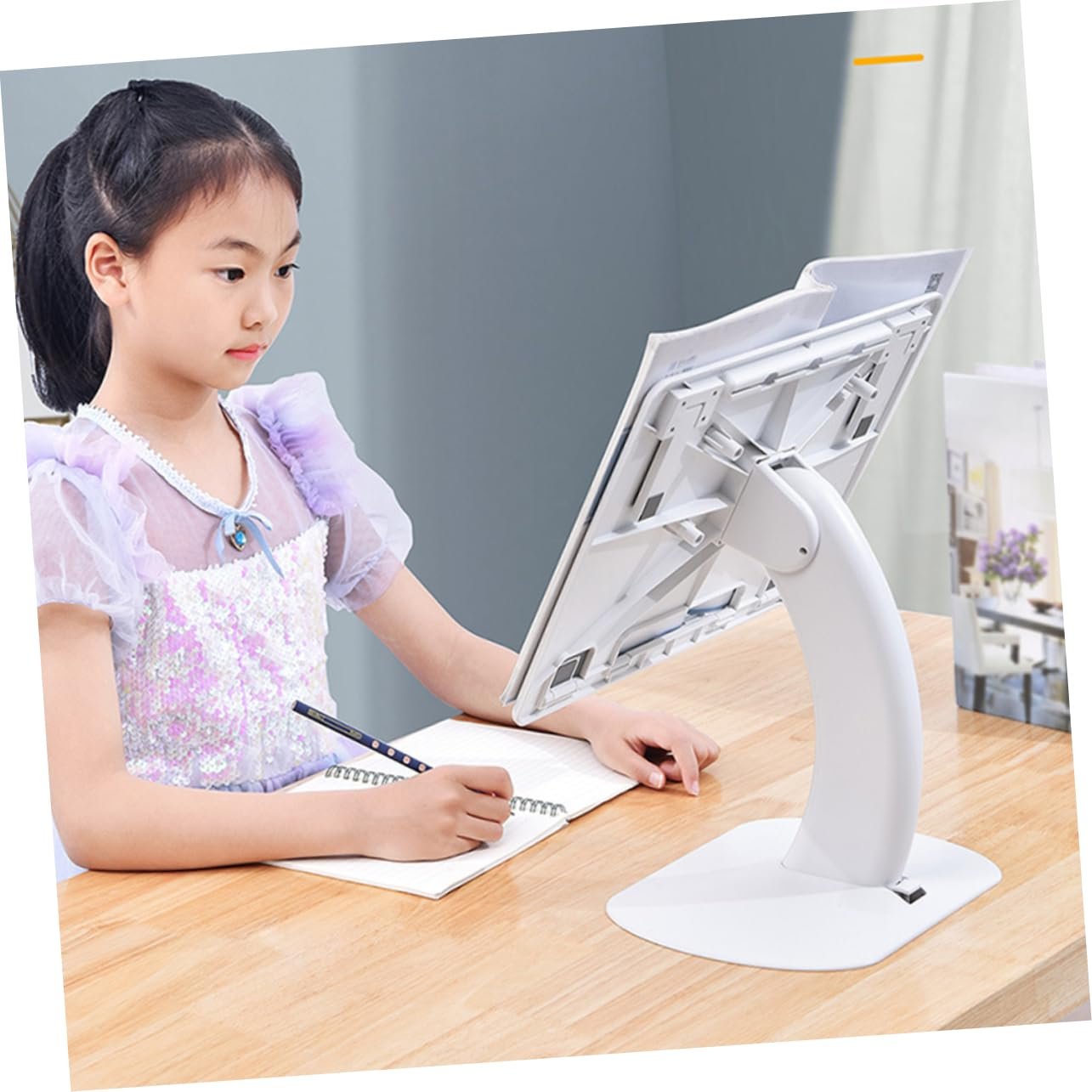 Подставка для ноутбука Tofficu Эргономичная регулируемая по высоте Универсальная подставка для компьютера для обучения Стабильная настольная подставка, фото №7