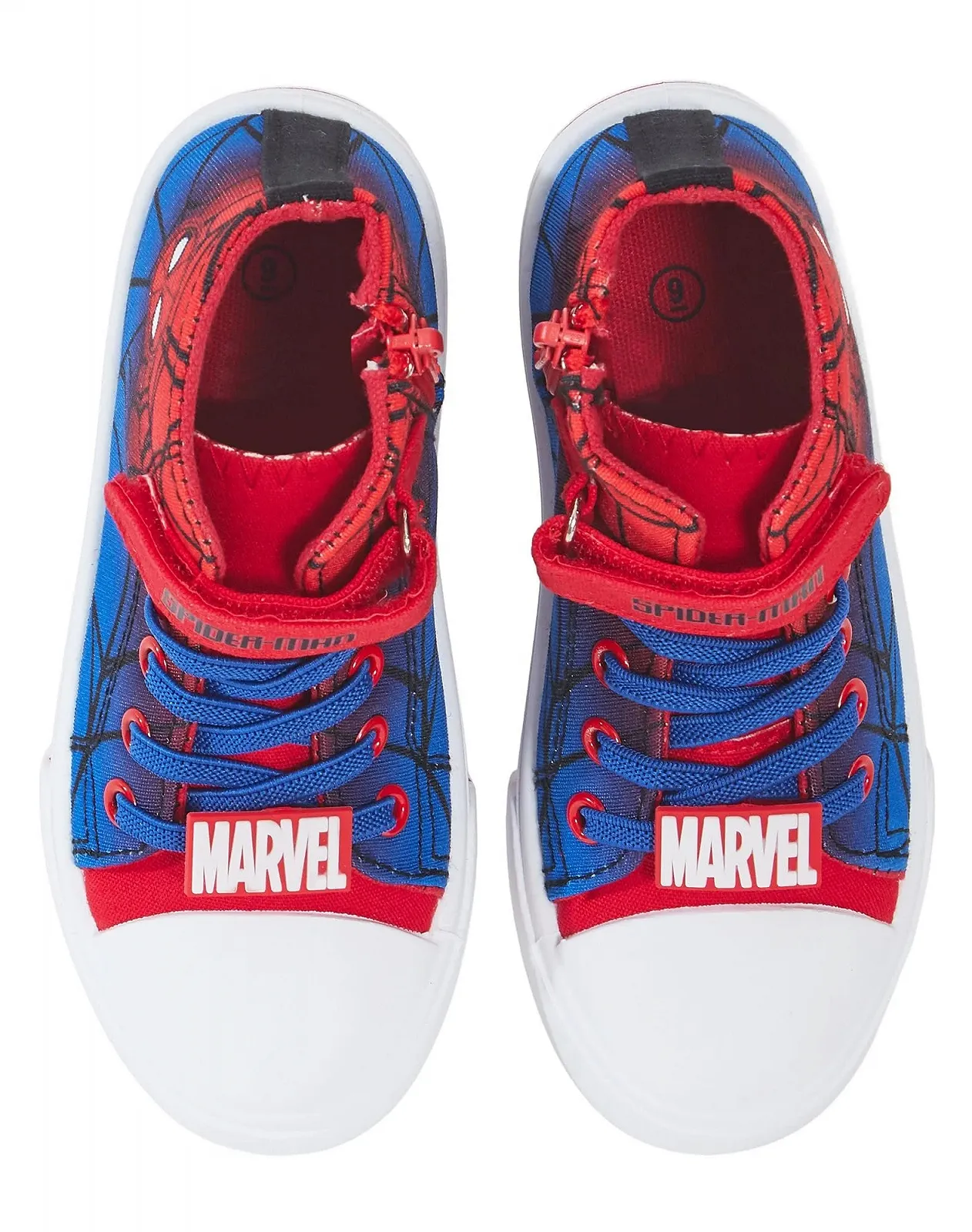 Кеды Spiderman Marvel для мальчиков, высокие, холст, спортивная обувь, детские, с молнией, фото №7 Кеды Spiderman Marvel для мальчиков, высокие, холст, спортивная обувь, детские, с молнией, фото №7