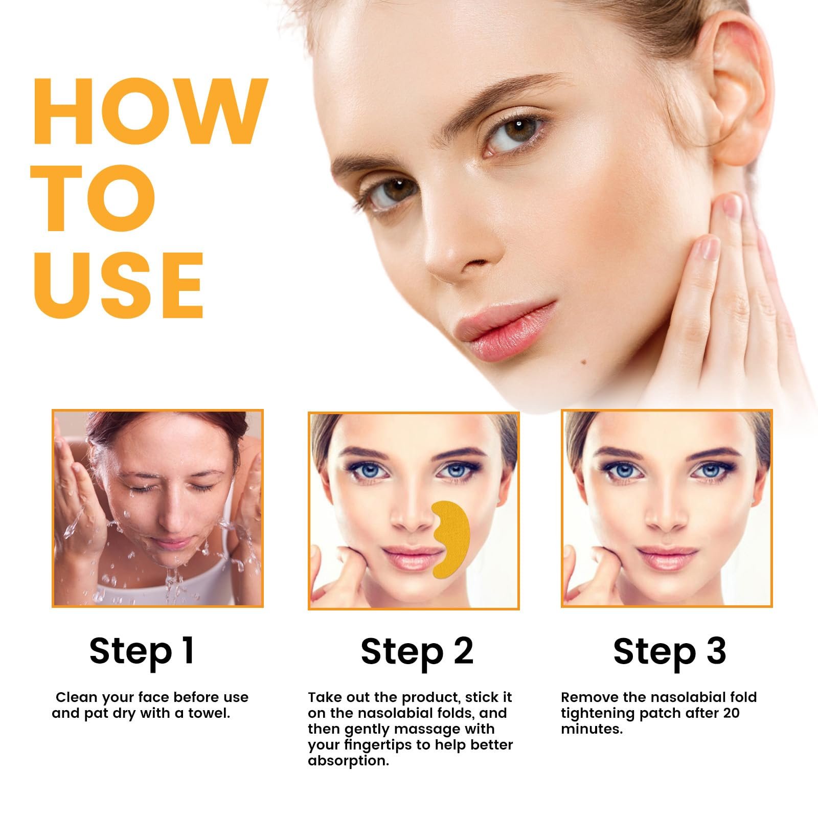 Патчі для обличчя проти зморшок Pack of 20 Anti-Ageing, фото №6