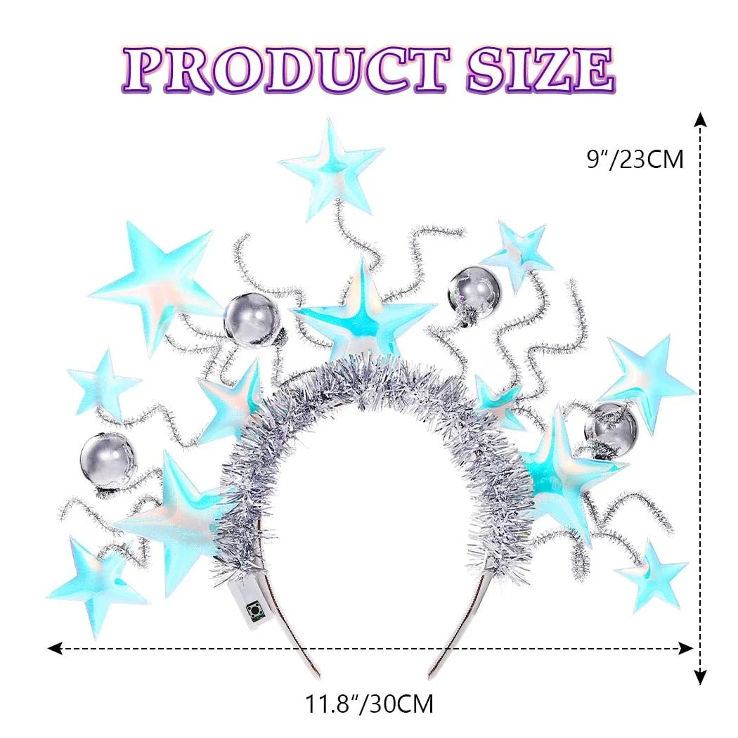 Обруч Фестивальний Світлодіодний Luminous Star Кулястий Блакитний, фото №3 Обруч Фестивальний Світлодіодний Luminous Star Кулястий Блакитний, фото №3