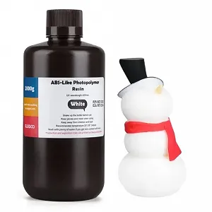 Фотополимерная смола ELEGOO Resin, ABS-like 1кг, white (50.103.0095) - Фото 1