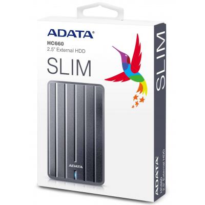 Внешний жесткий диск 2.5" 1TB ADATA (AHC660-1TU31-CGY), фото №5