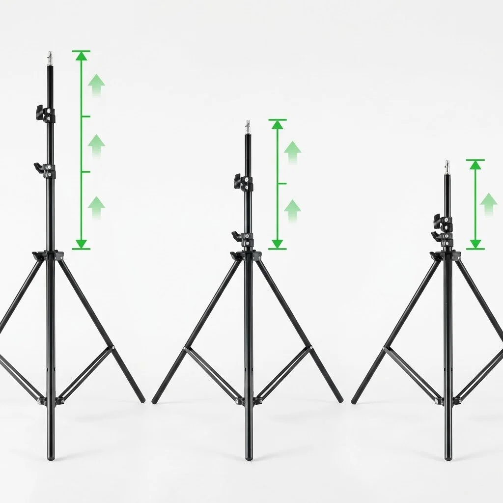 Штатив Andoer Metal Tripod / 200 см / Чорний, фото №3 Штатив Andoer Metal Tripod / 200 см / Чорний, фото №3