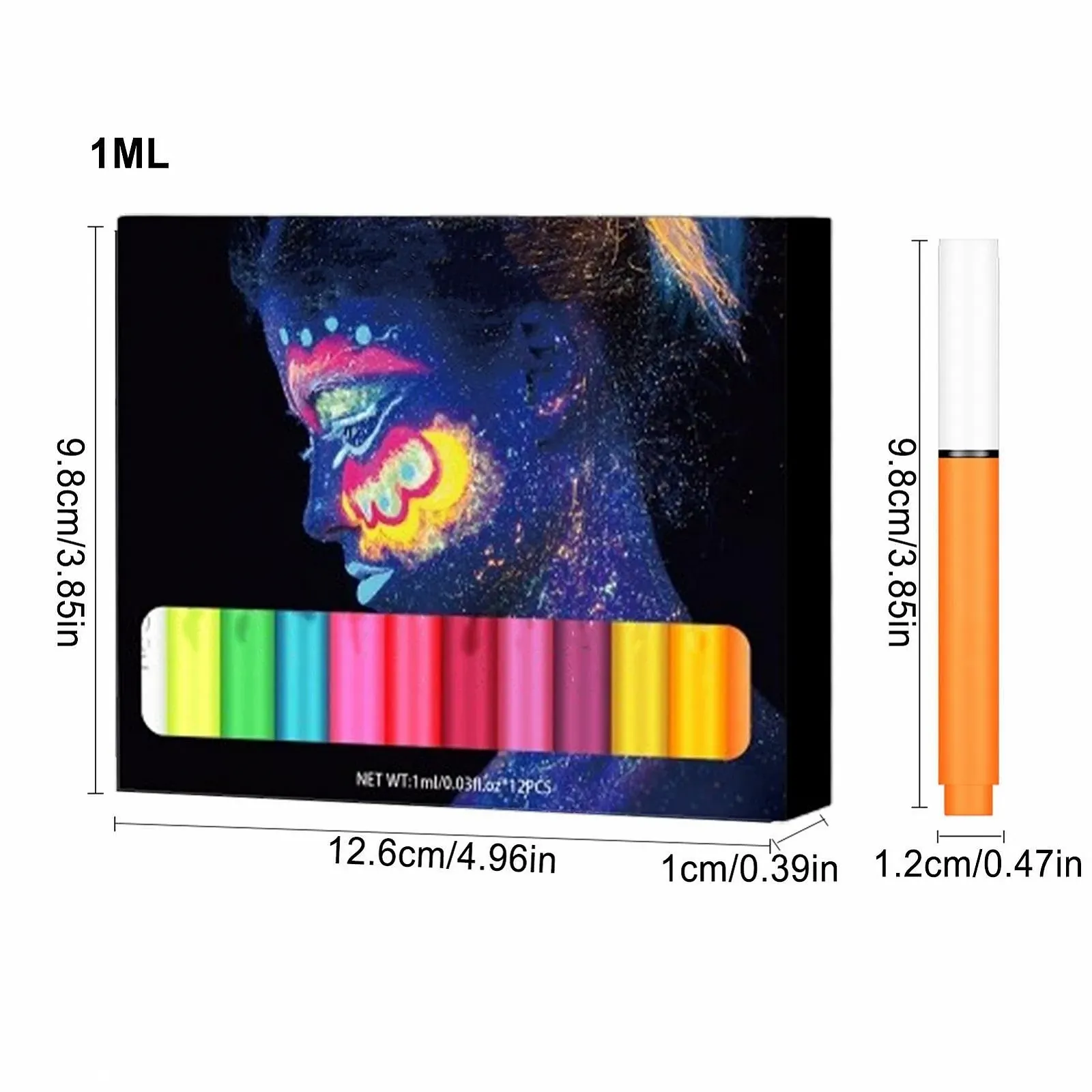 Олівець для очей 12 кольорів матовий набір, фото №6 Олівець для очей 12 кольорів матовий набір, фото №6