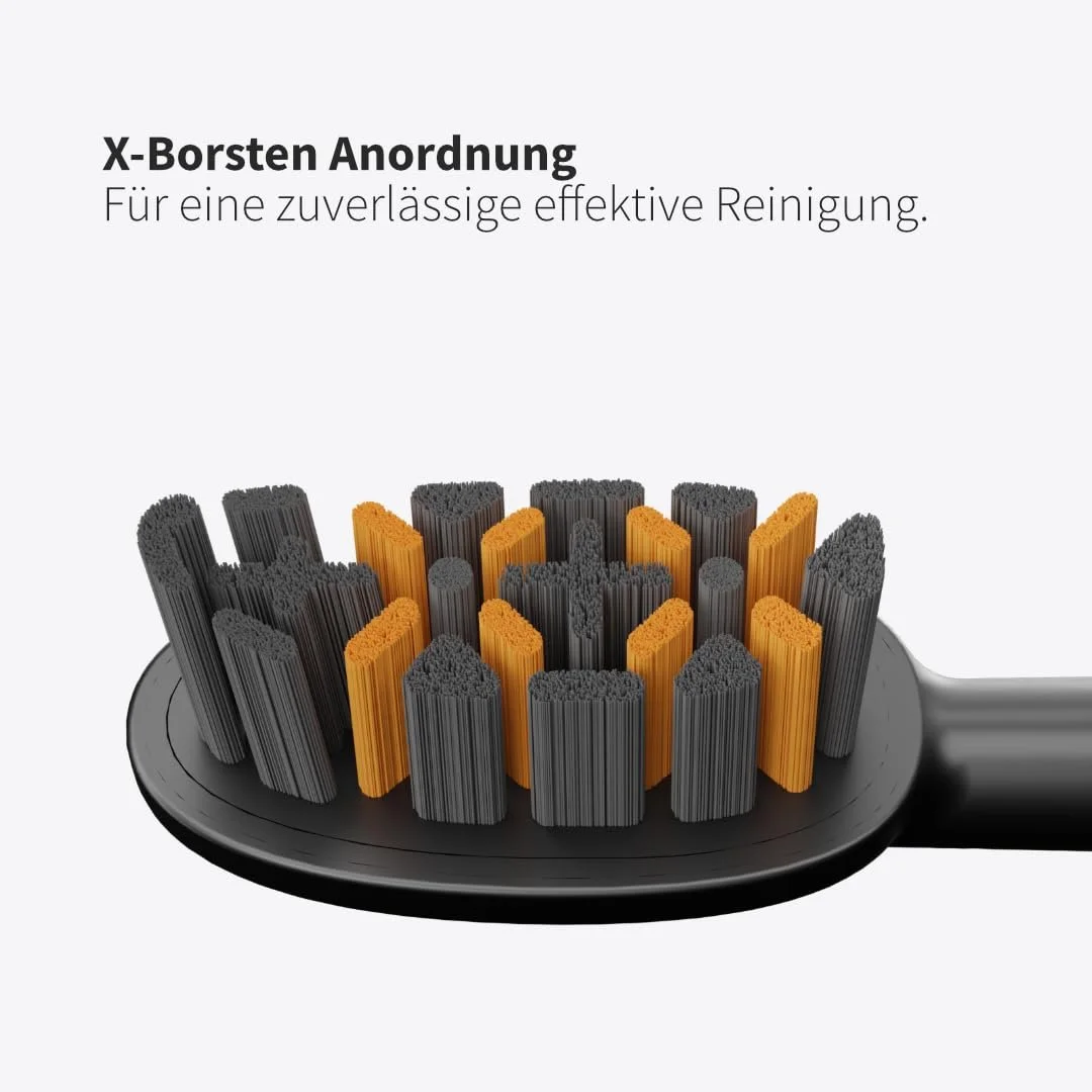 Сменные насадки Zahnheld Pro X-Clean Средней жесткости для звуковой зубной щетки Gero Sonic 3 шт., фото №3