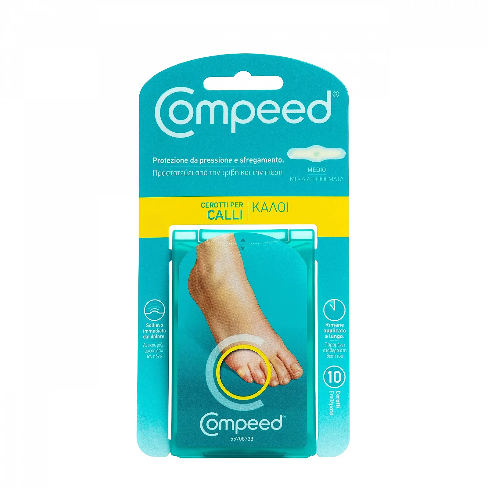Пластирі від мозолів Compeed Medio 10 шт., фото №1