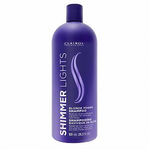 Шампунь Clairol Shimmer Lights для блонд и серебристых волос унисекс 900 мл - Фото 1