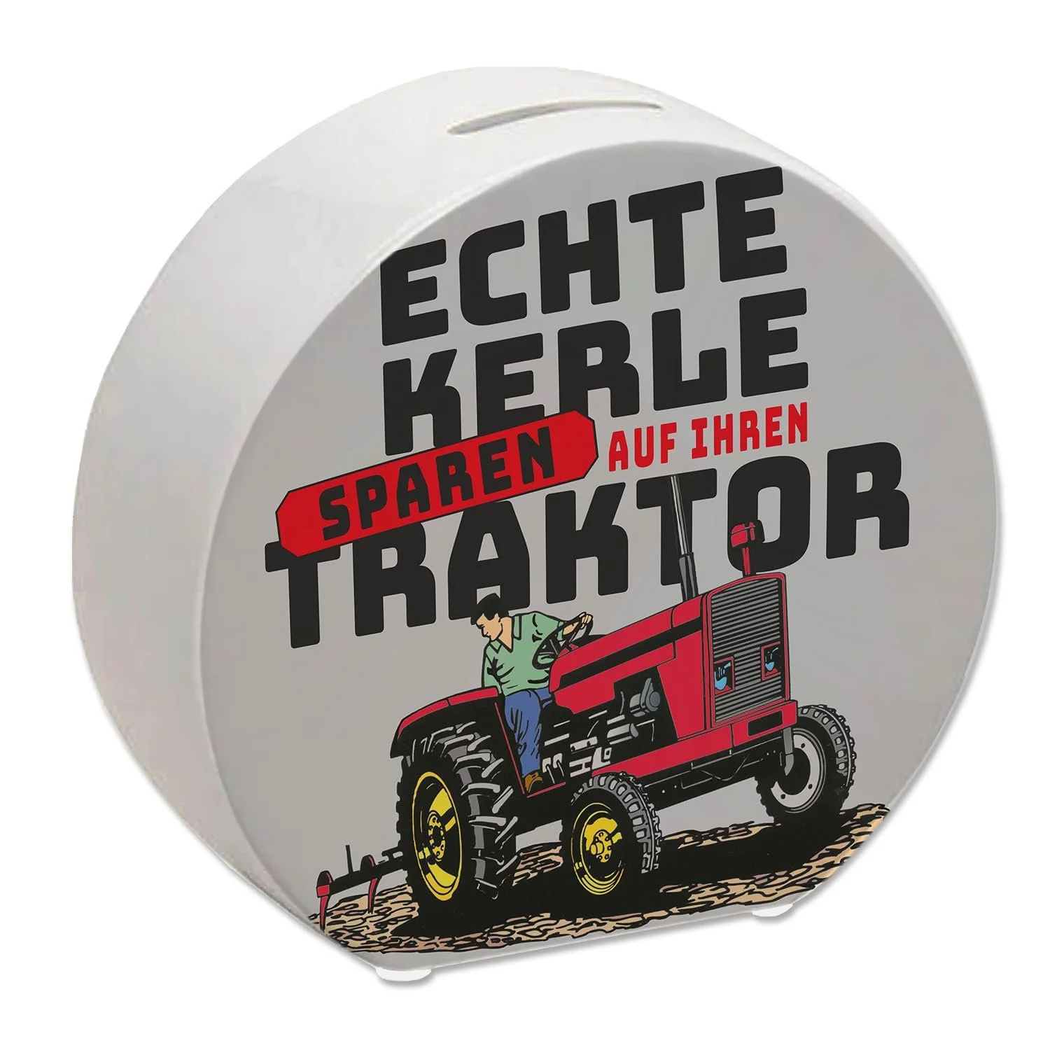 Скарбничка Echte Kerle sparen auf ihren Traktor керамічна, фото №1