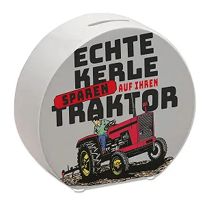 Скарбничка Echte Kerle sparen auf ihren Traktor керамічна - Фото 1