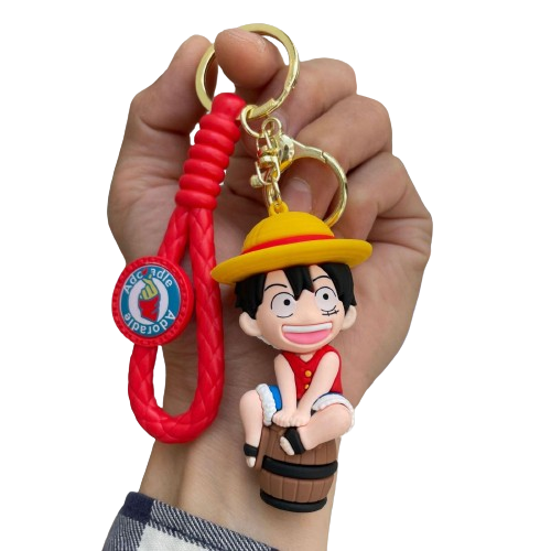 Брелок Ван Піс One piece Великий куш манга Монкі Д. Луффі Luffy Monkey Солом'яний капелюх на бочці для ключів 7,5 см, фото №4 Брелок Ван Піс One piece Великий куш манга Монкі Д. Луффі Luffy Monkey Солом'яний капелюх на бочці для ключів 7,5 см, фото №4
