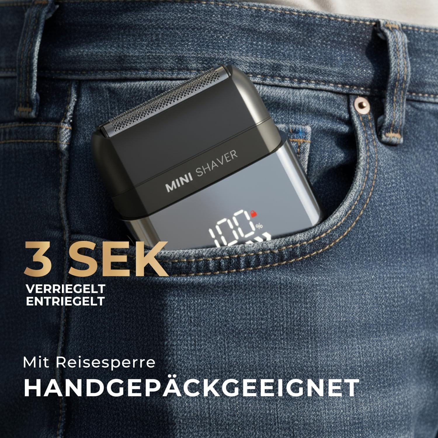 Міні-електробритва сіткова PRITECH Акумуляторна USB-C IPX7 Портативна, фото №7 Міні-електробритва сіткова PRITECH Акумуляторна USB-C IPX7 Портативна, фото №7