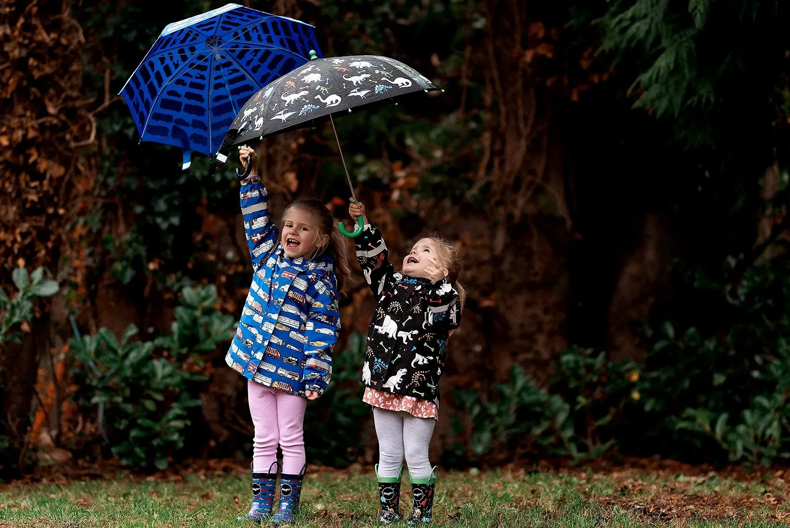 Детский дождевик Fringoo, меняющий цвет, Неоновые акценты, Разноцветный, фото №5