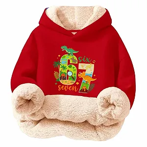 Худи для девочки, Толстовка, Худи для мальчика, С принтом, Повседневная мода, С капюшоном, Теплый, Дышащий, Удобный пуловер для игр и отдыха, Лонгслив, Куртка - Фото 1