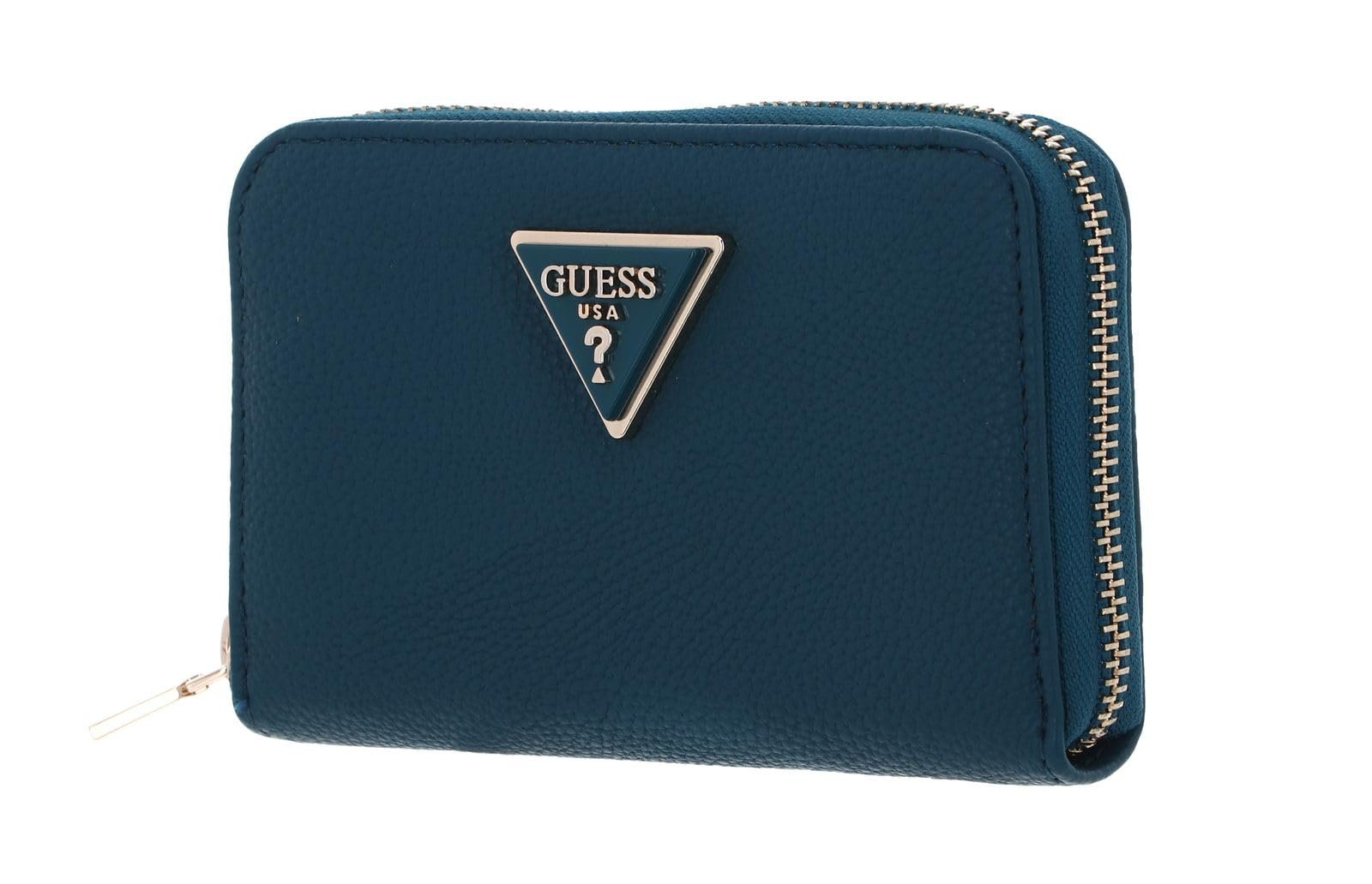 Гаманець GUESS Meridian SLG Medium Zip Around Teal, бірюзовий, фото №1