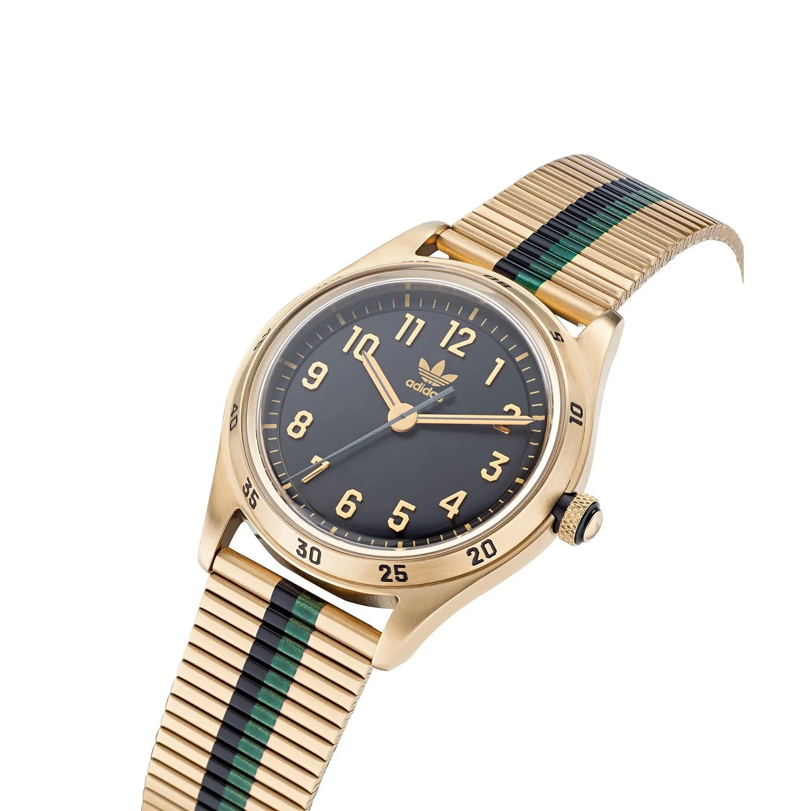 Повседневные часы adidas AOSY225262I, золотой/черный/зеленый, AOSY22531-AMZUK, фото №4 Повседневные часы adidas AOSY225262I, золотой/черный/зеленый, AOSY22531-AMZUK, фото №4