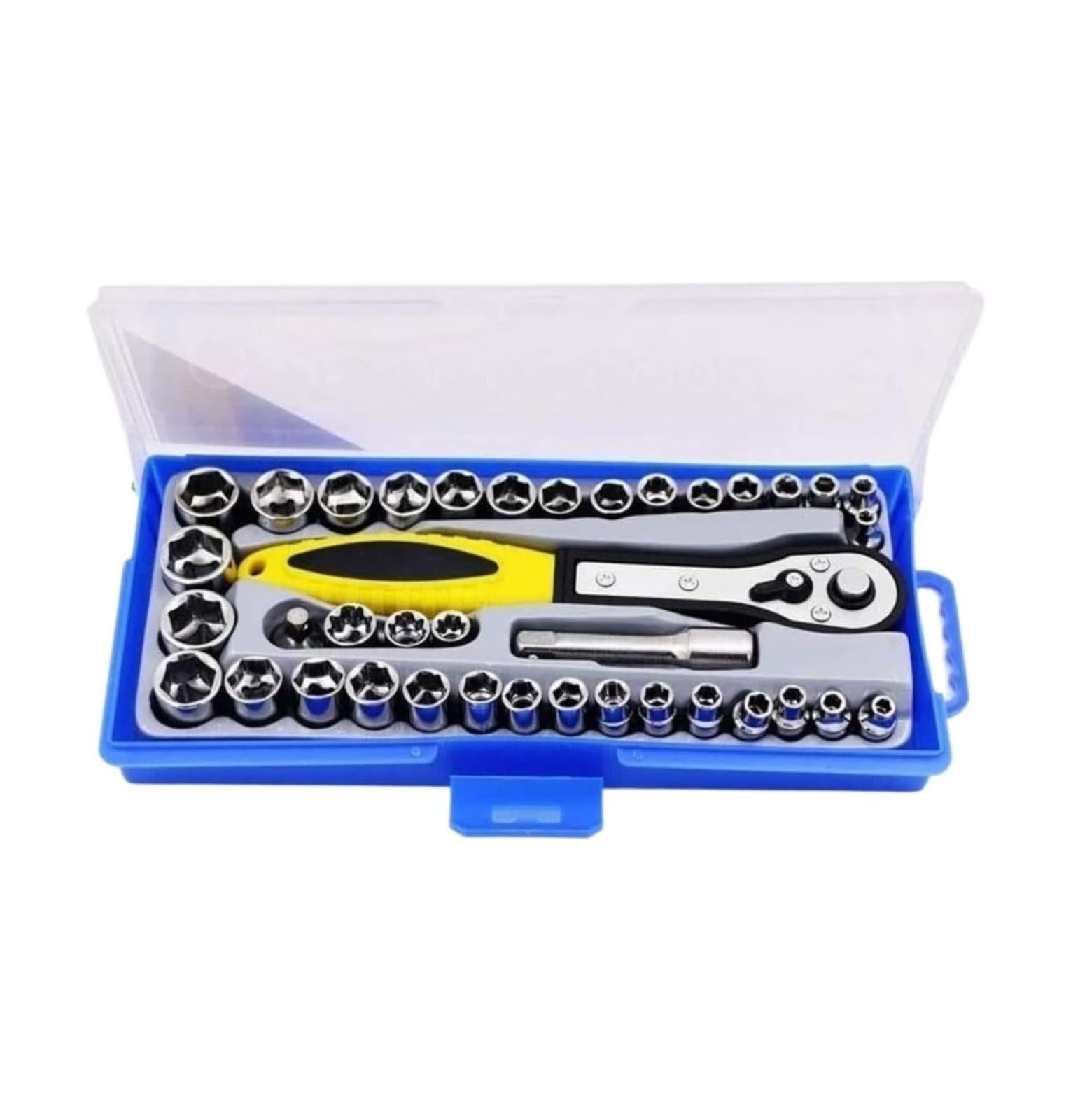 Набір інструментів Tool Box Set 38 шт Wrench Socket Set Ratchet Screwdriver Tool Set Trox wljdp2, фото №1